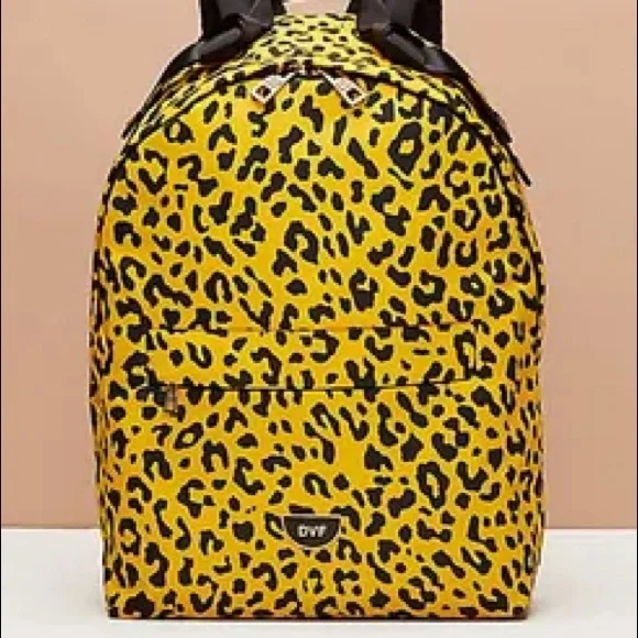 DVF backpack DVF Sutra Leopard Print Jacquard Backpack Diane von  main image 2